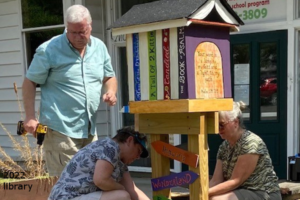 New Hempstead Presbyterian Church library sign