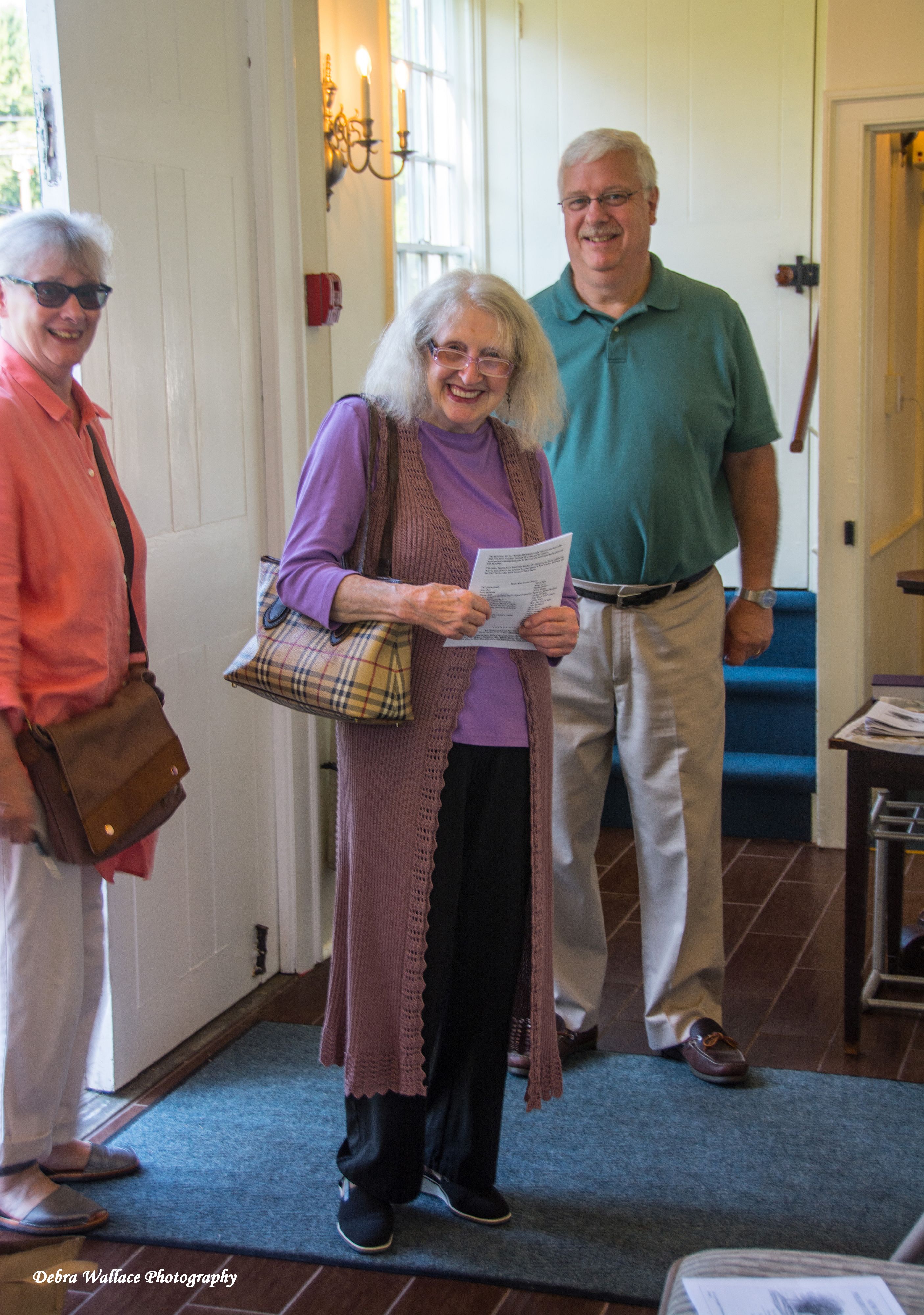 Sunday morning greeting at New Hempstead Presbyterian Church