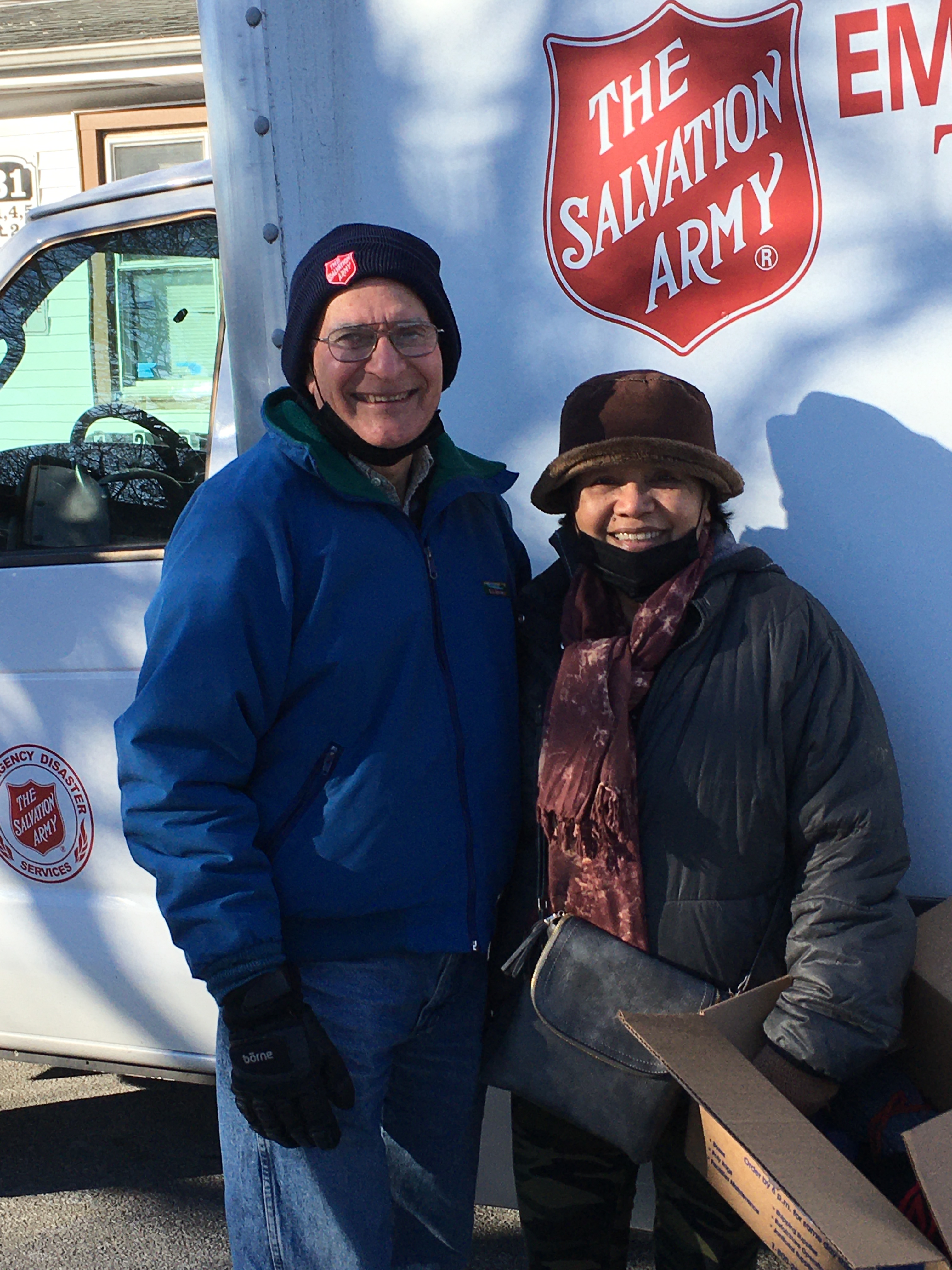 New Hempstead Presbyterian Church volunteering with the Salvation Army