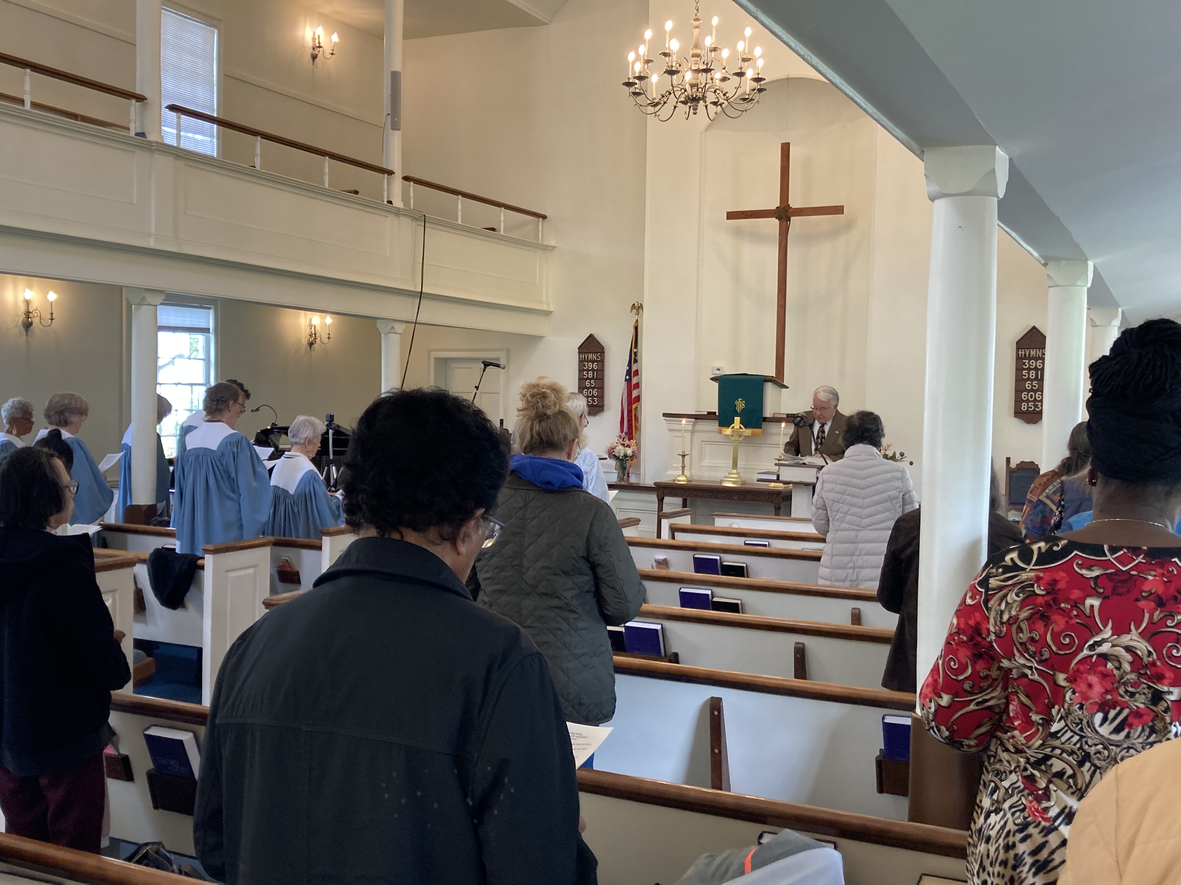 Worshiping at New Hempstead Presbyterian Church