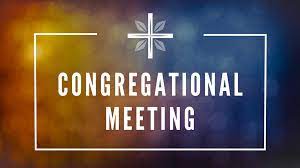 Congregational Meeting – Sunday, October 19th